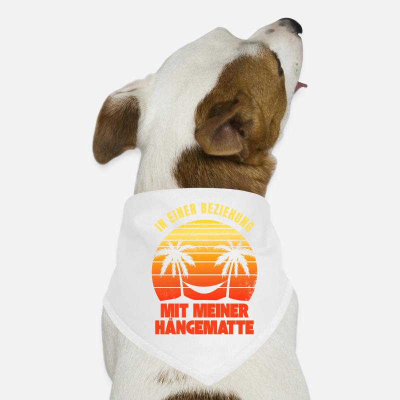 In einer Beziehung mit meiner Hängematte Hunde-Bandana