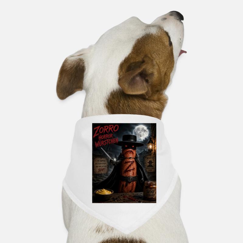 Zorro Horror Würstchen  Hunde-Bandana