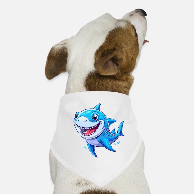 Cute Shark Dog Bandana