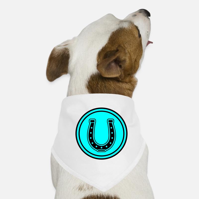 Symbole en fer à cheval Bandana pour chien