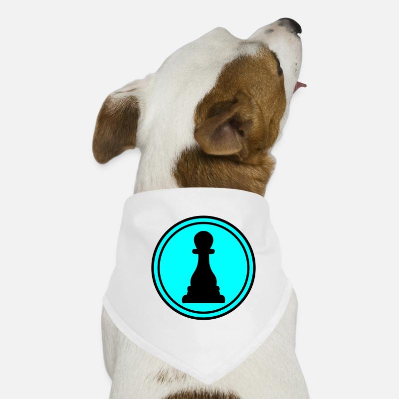 Läufer Bauer Schachfigur Hunde-Bandana