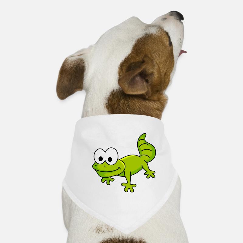 Gecko Comic Tier Hunde-Bandana