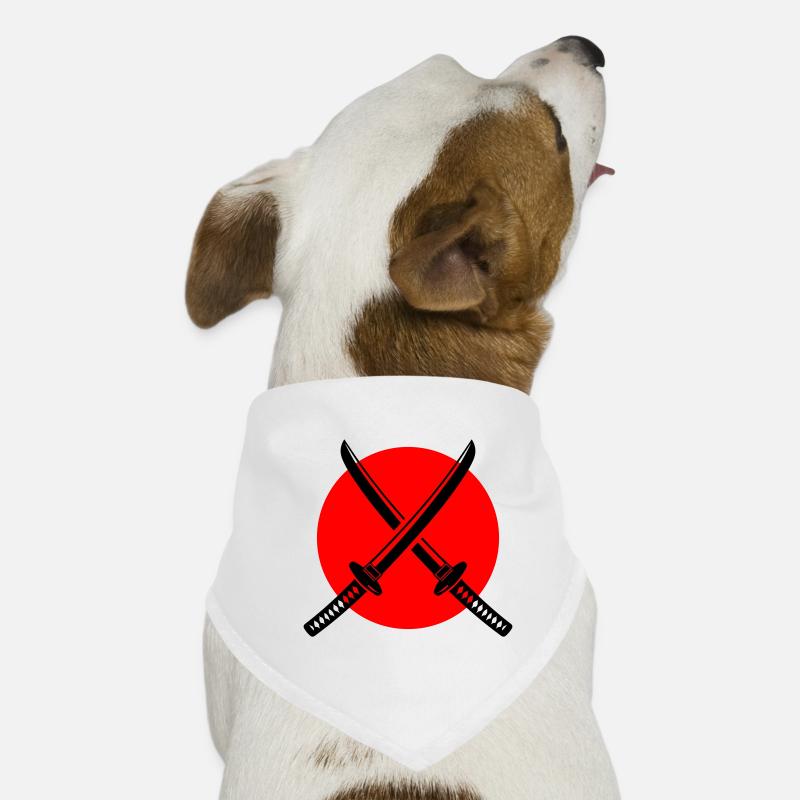Samurai Schwert Symbol Hunde-Bandana