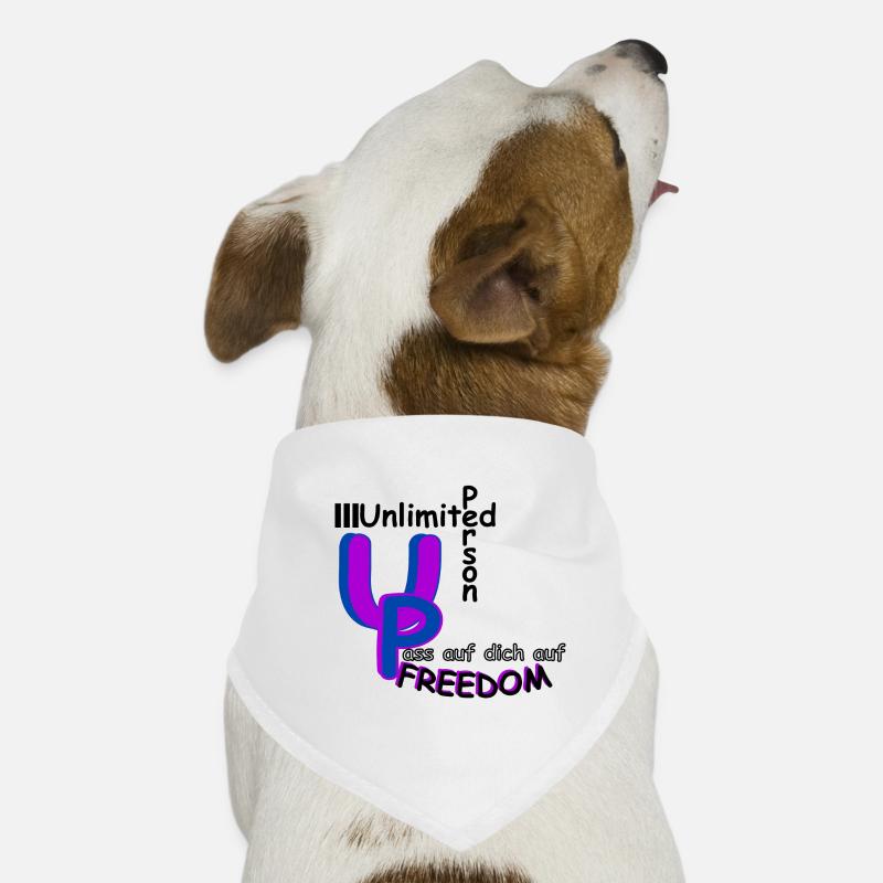 Pass auf dich auf Freedom Hunde-Bandana