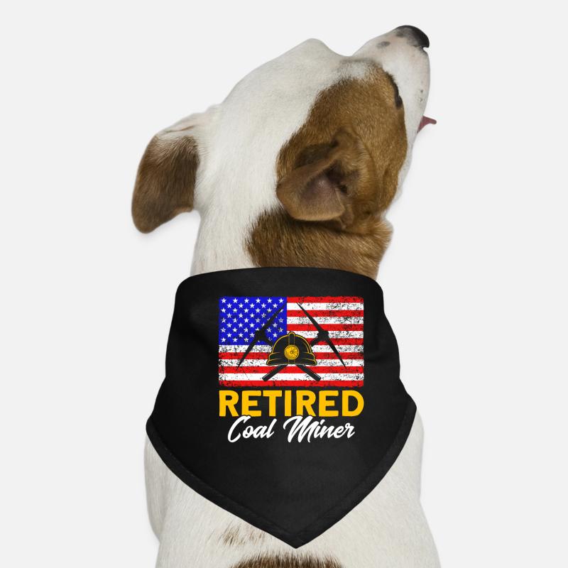 Mining underground Miners Coal miners Dog Bandana
