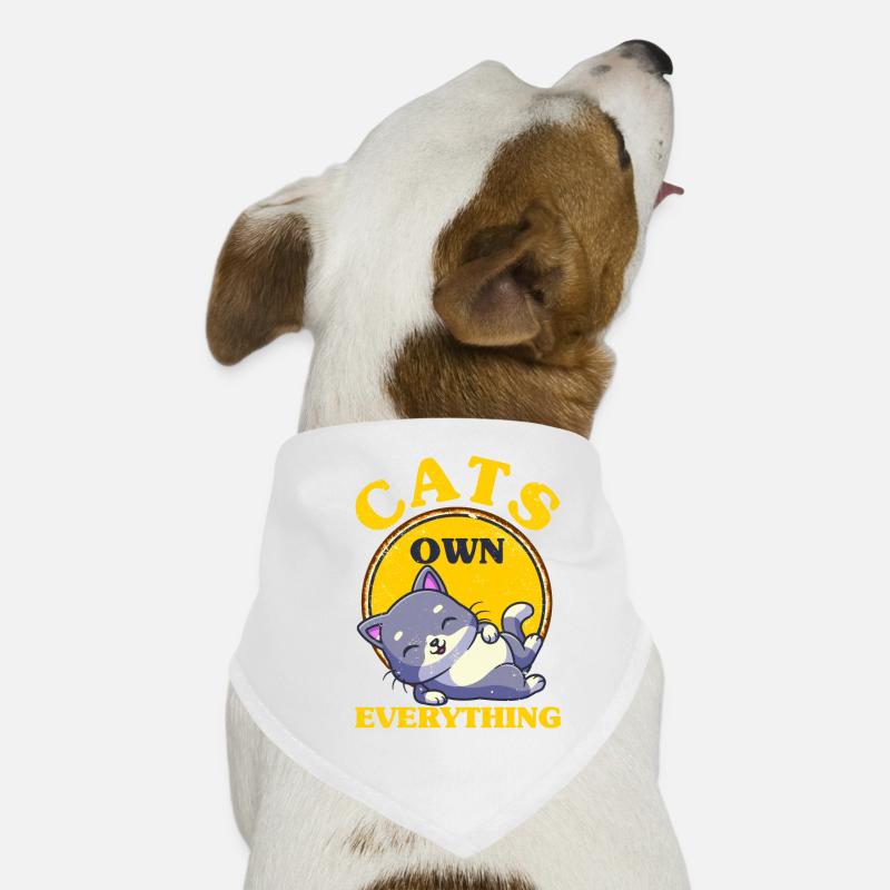 Chat Parents Chat Chats Dictons Cadeau Bandana pour chien