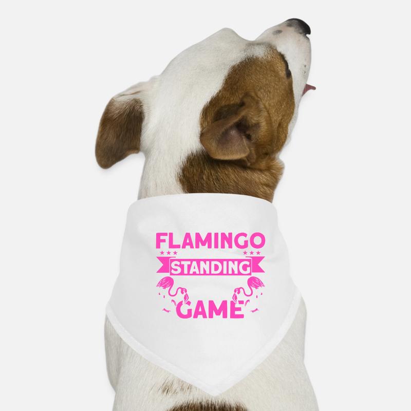Flamingo ist mein Name Amputierte Geschenk Hunde-Bandana