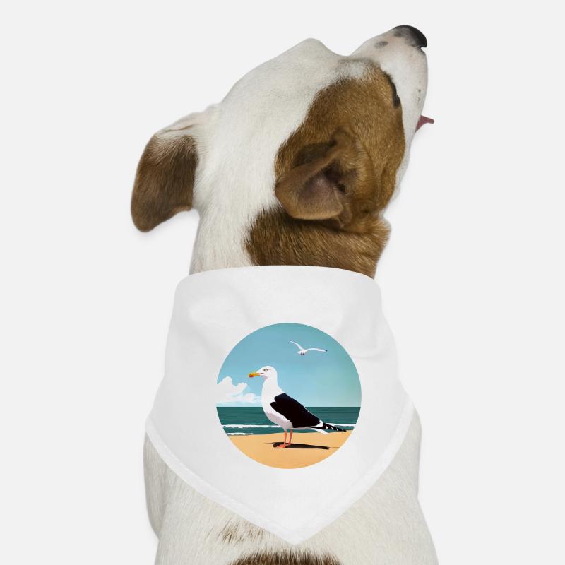 Seemöwe Hunde-Bandana