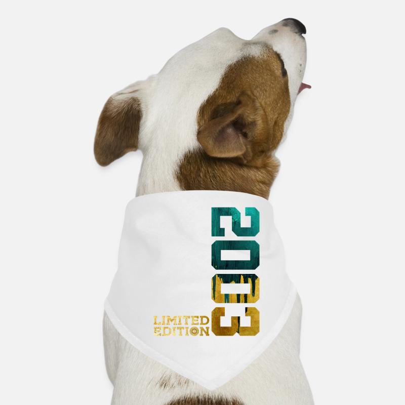 23. GEBURTSTAG LIMITED EDITION 2003 Hunde-Bandana