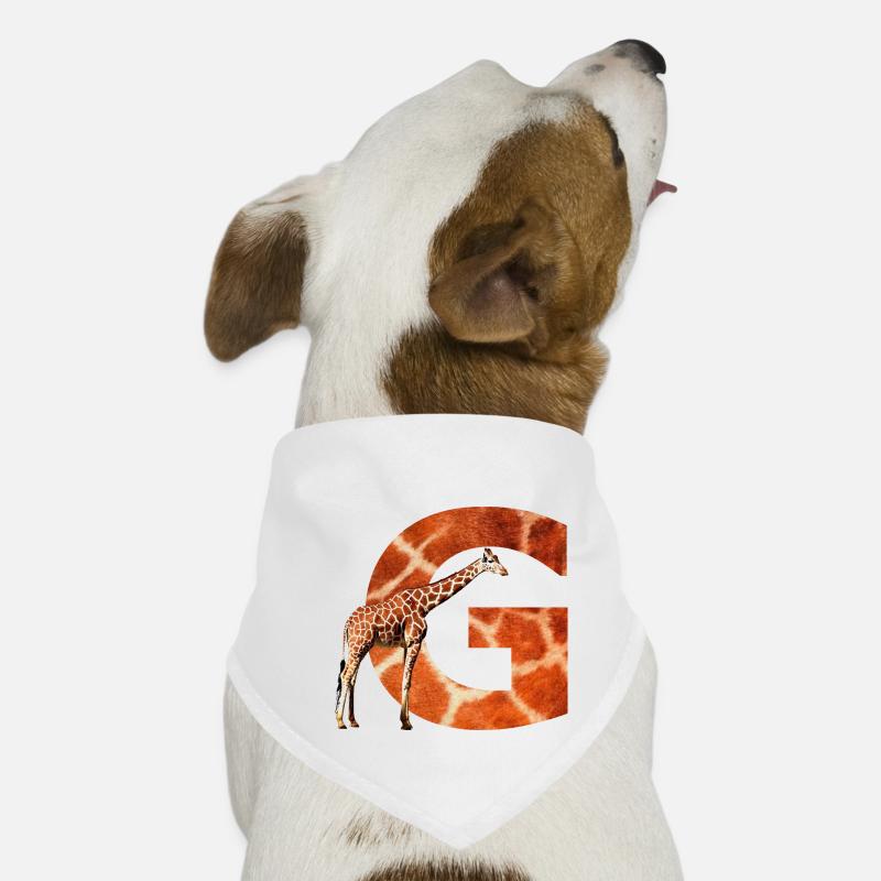 girafe g Bandana pour chien
