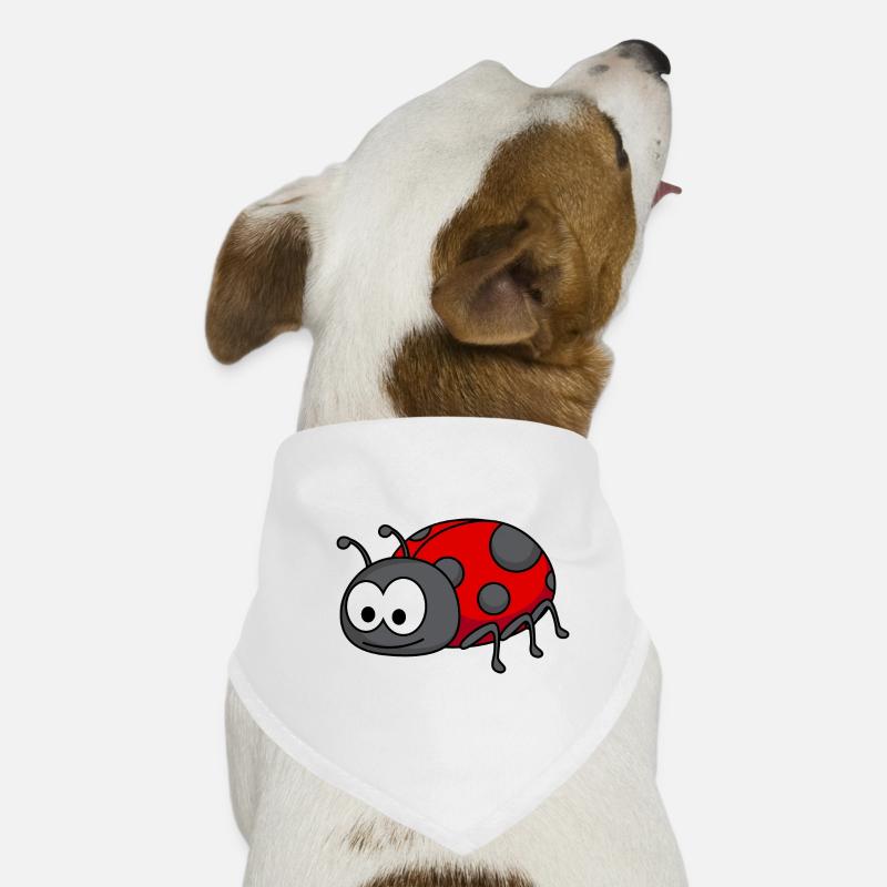Marienkäfer Comic Tier Hunde-Bandana