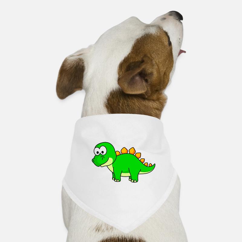 Dinosaure stégosaure Comic Bandana pour chien