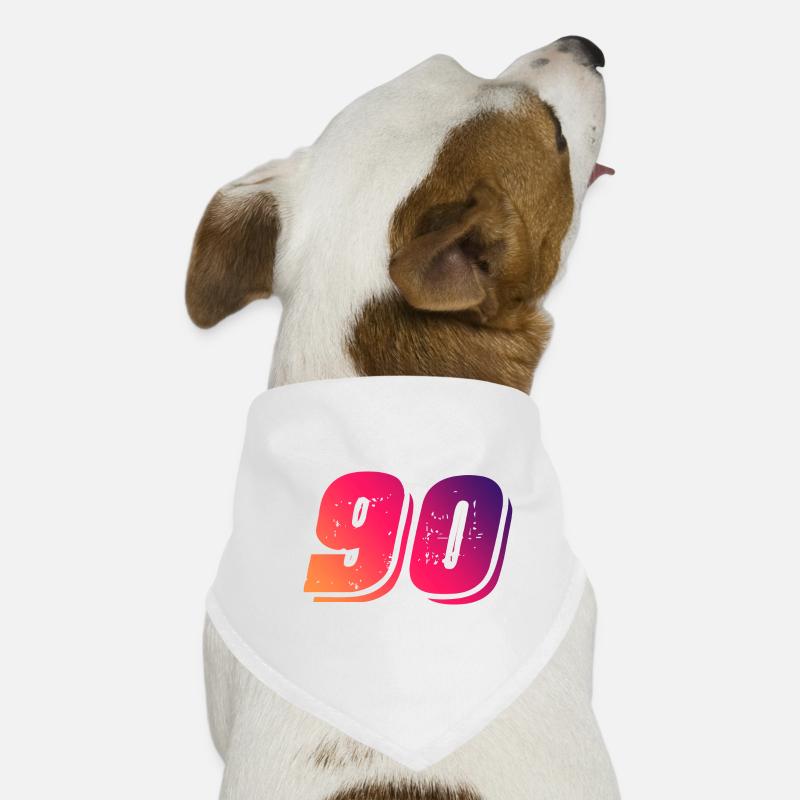 90 number symbol Dog Bandana