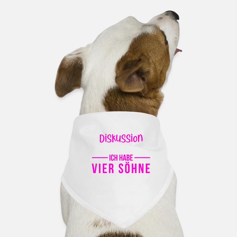 Ich habe vier Söhne - Mutter und Söhne Hunde-Bandana