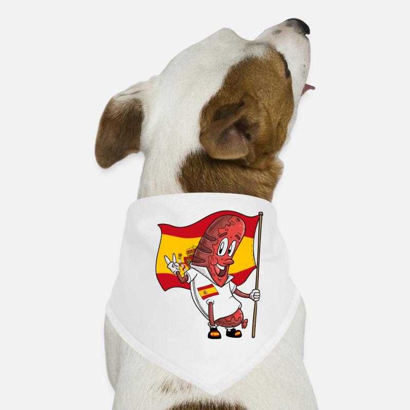 Spanische Schweinsbratwurst Hunde-Bandana