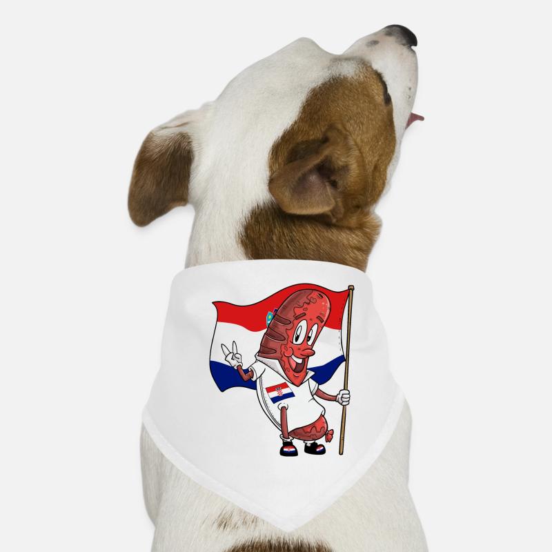 Bratwurst de porc croate Bandana pour chien
