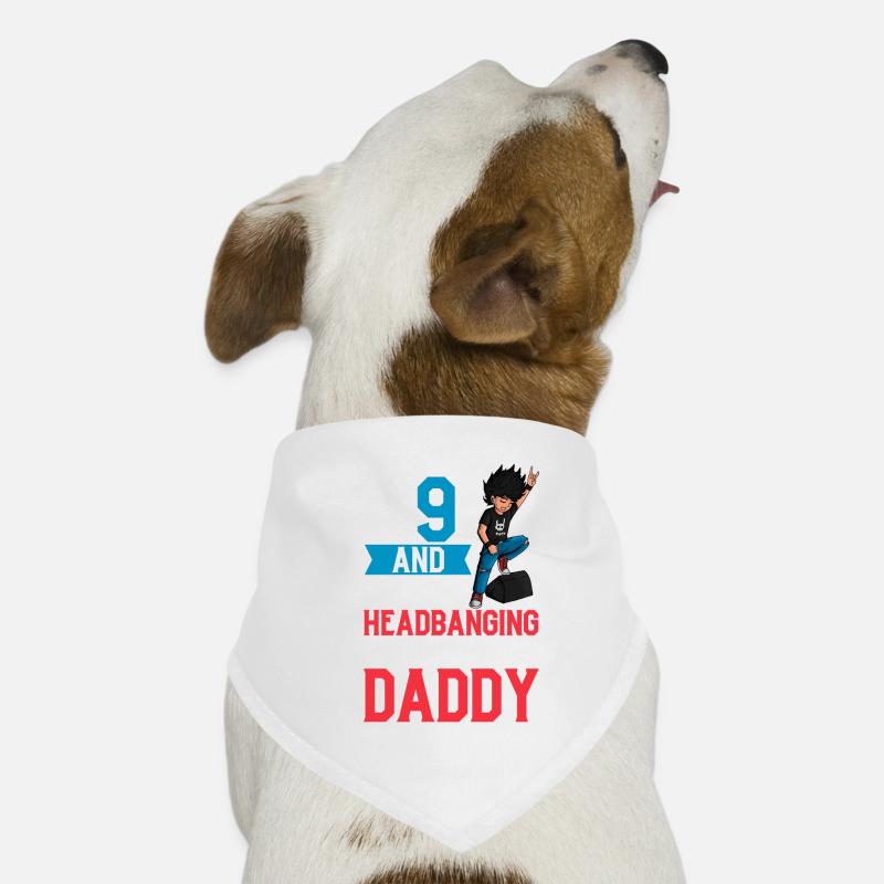 I'm 9 - Young Rocker Dog Bandana