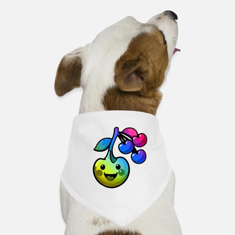 Cherry Comic Colorful Dog Bandana