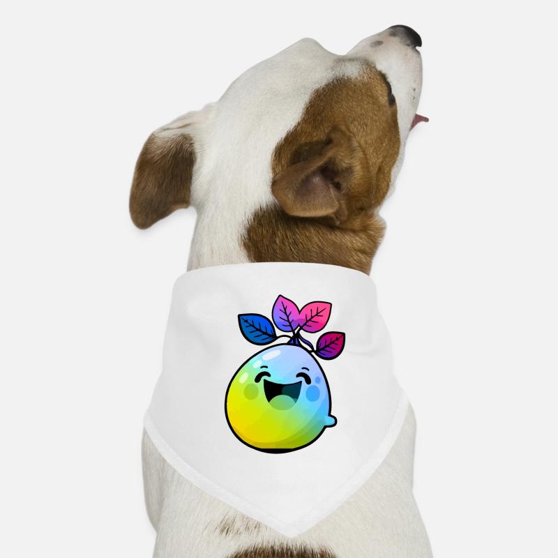 Zitrone Comic Bunt Hunde-Bandana