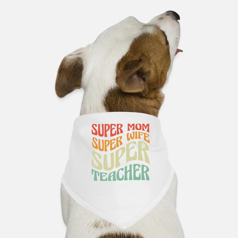 Enseignant Professeur d’école Enseignant Enseignant Bandana pour chien