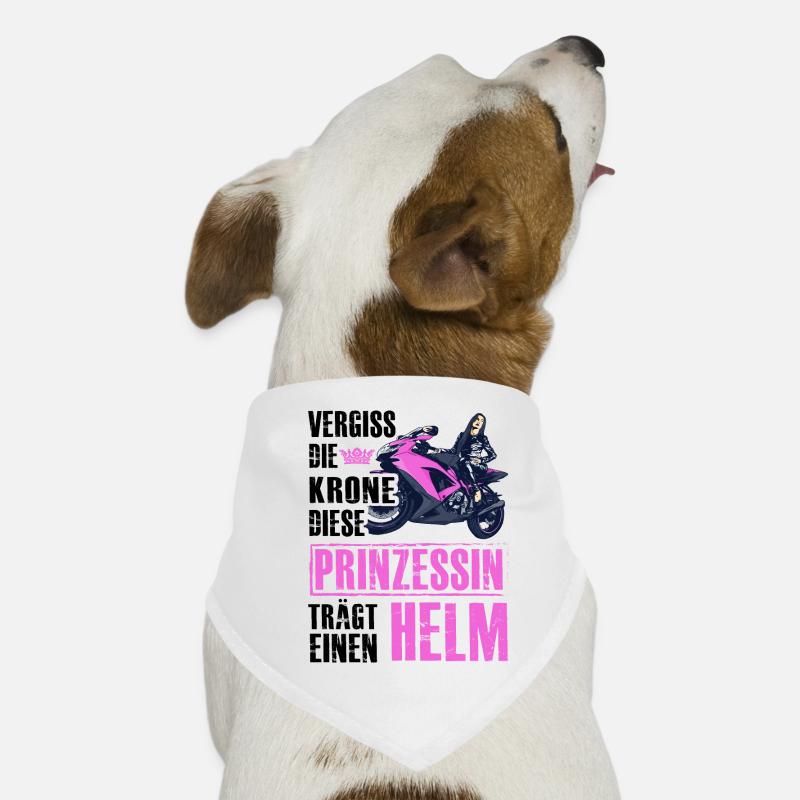Vergiss die Krone diese Prinzessin trägt einen Hel Hunde-Bandana
