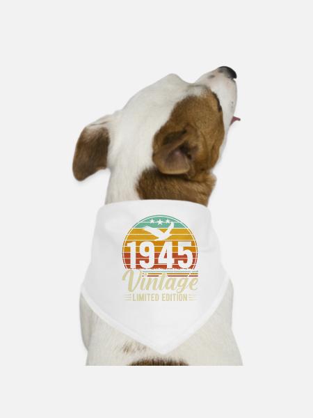 1945 - A timeless masterpiece - Dog Bandana - white - Front
