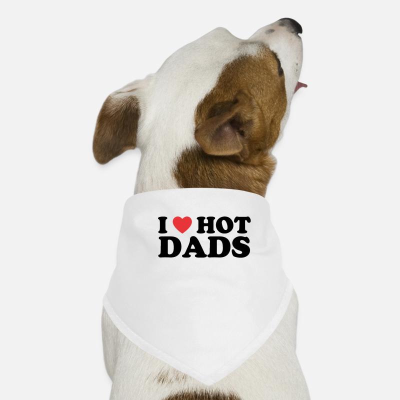 L’amour de papa chaud Bandana pour chien