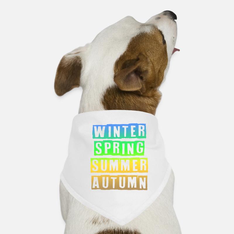 Les saisons d'hiver Bandana pour chien