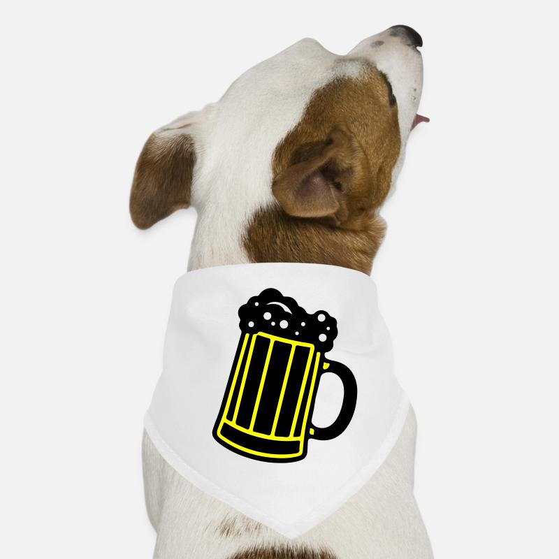 Chope de bière symbole de bière Cheers Bandana pour chien