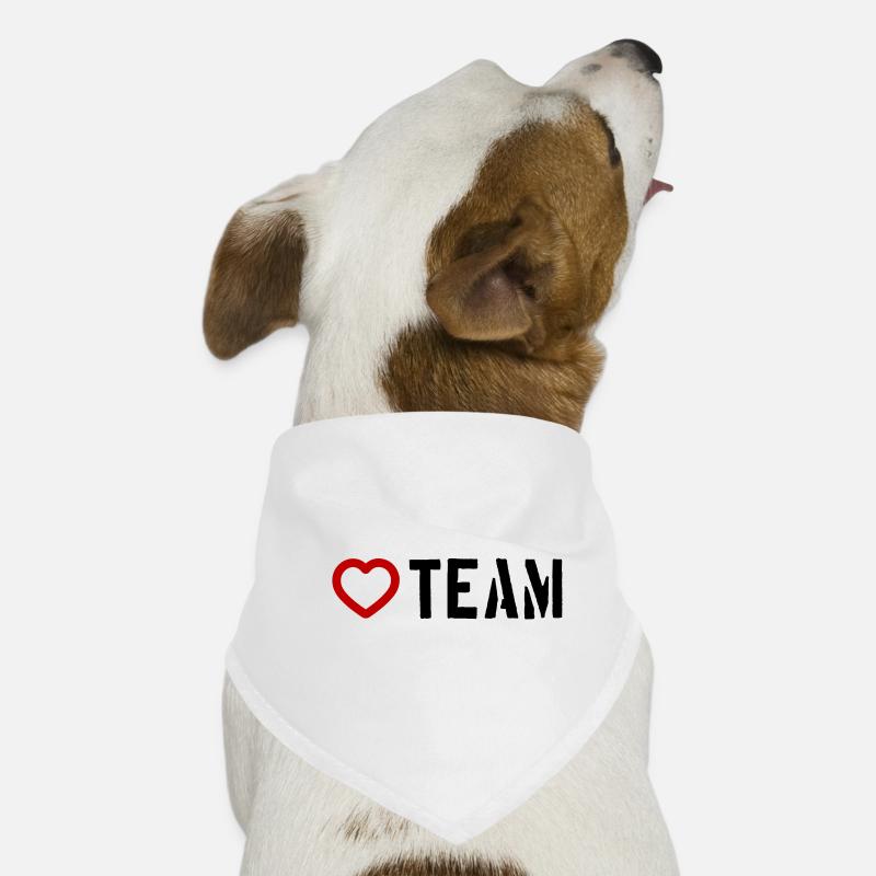 Team Herz Hunde-Bandana