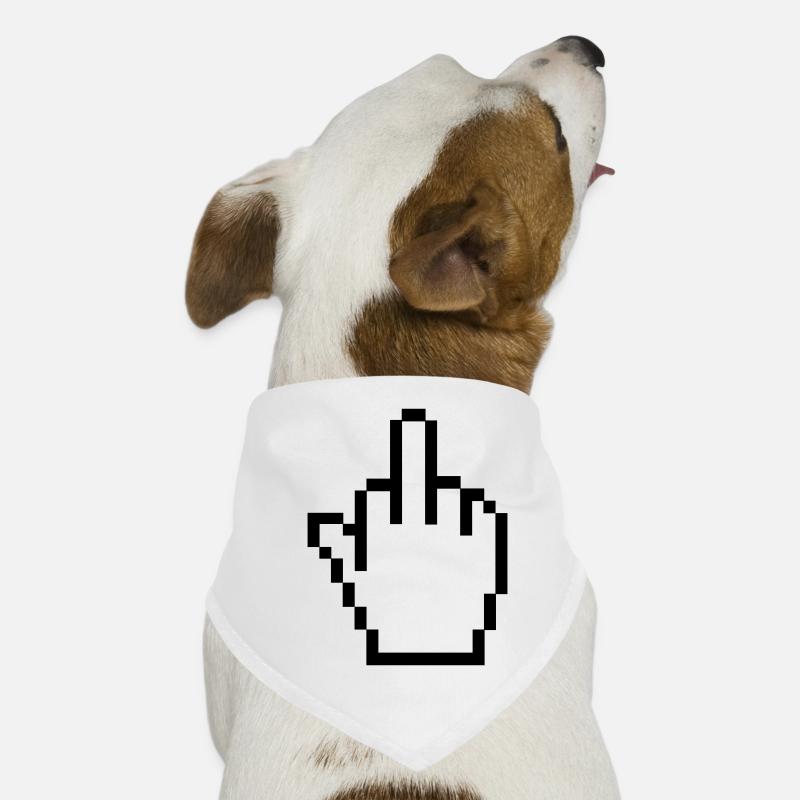 Mittelfinger Hunde-Bandana