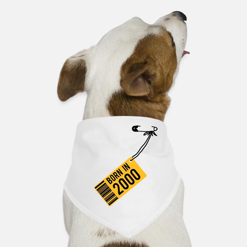 Geburtstag - Born in 2000 Hunde-Bandana