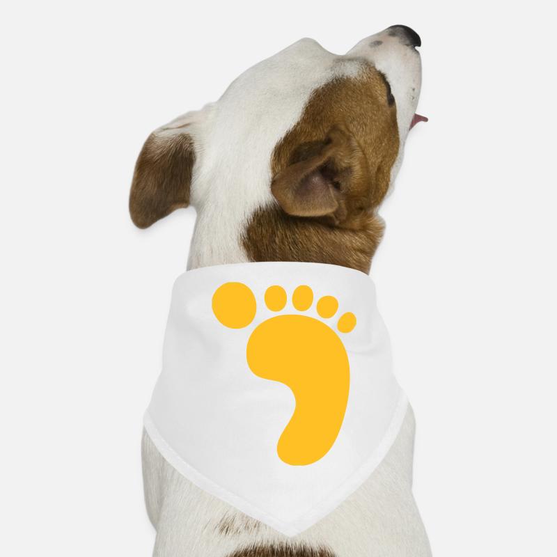 Grosse empreinte! Bandana pour chien