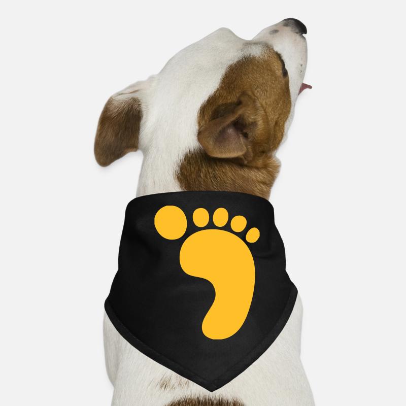 Grosse empreinte! Bandana pour chien