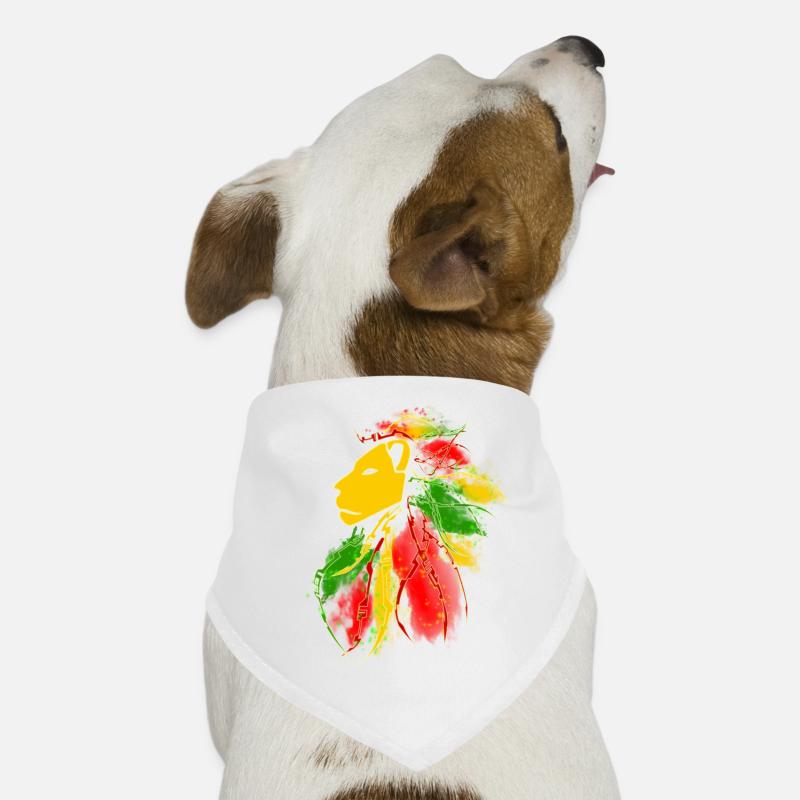 lion_rasta_dread Hunde-Bandana