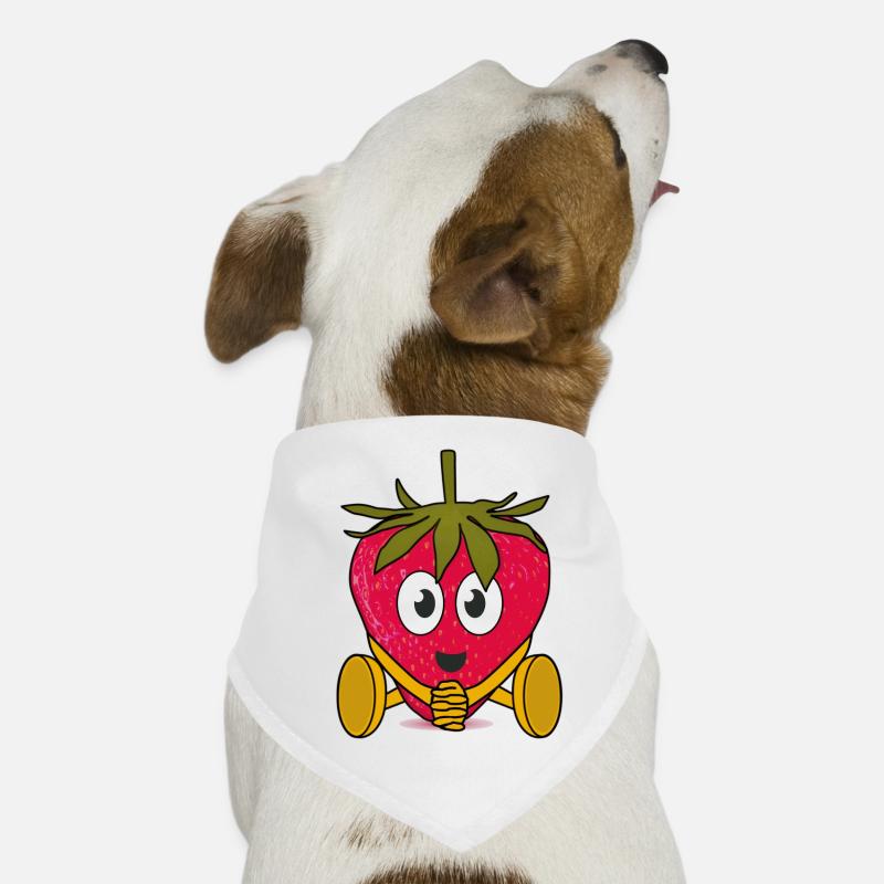 Fraise douce 2 Bandana pour chien