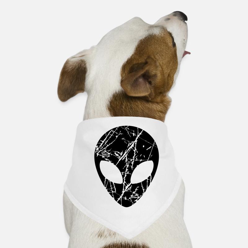 Cracked head alien Dog Bandana