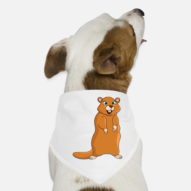 Murmeltier Hunde-Bandana