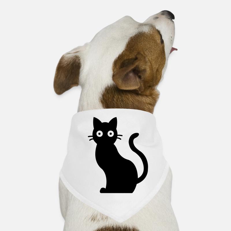 Chat Chat Noir Bandana pour chien