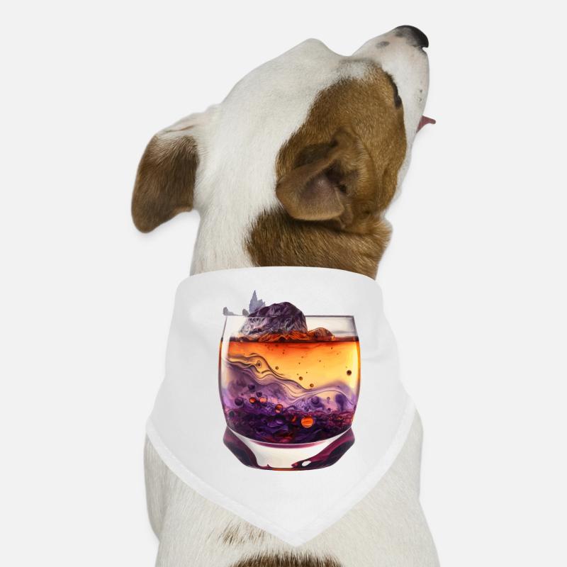 Whiskey Glass Gift Dog Bandana