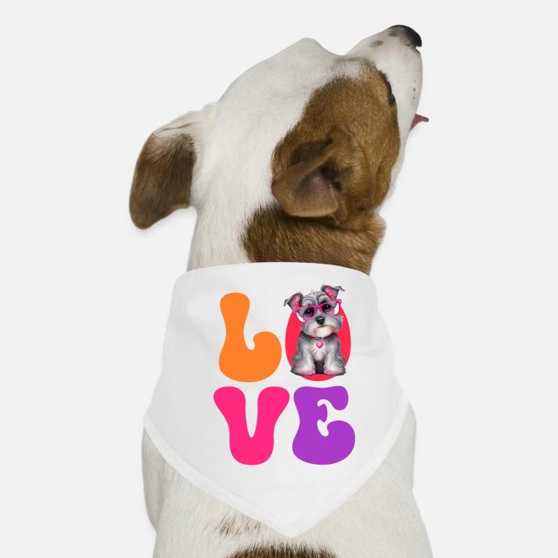 Hund Schnauzer Zwergschnauzer Hunde-Bandana