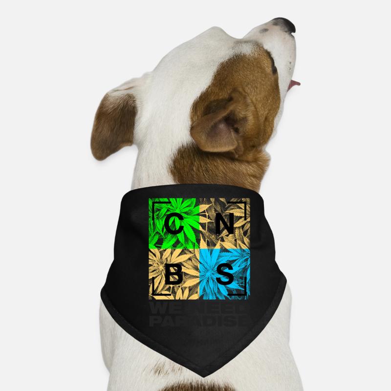 We need paradise b Dog Bandana