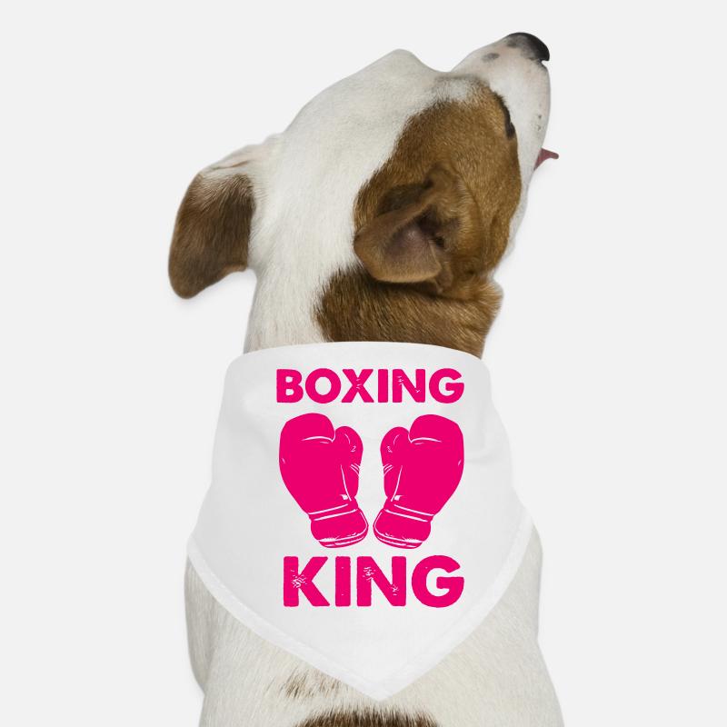 Roi de la boxe Bandana pour chien