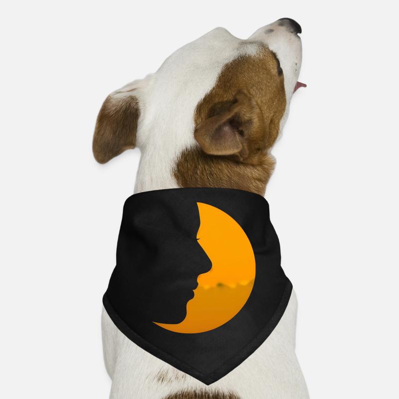 Mond Hunde-Bandana