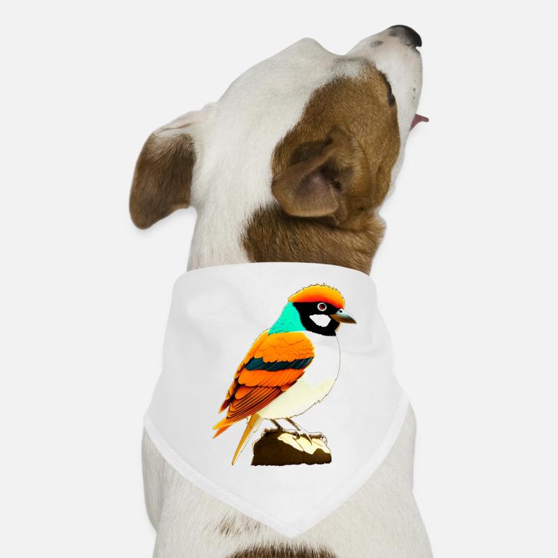 Bunter Vogel Hunde-Bandana