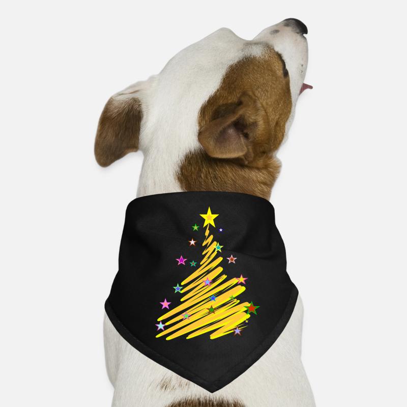 Christmas Star Tree Dog Bandana