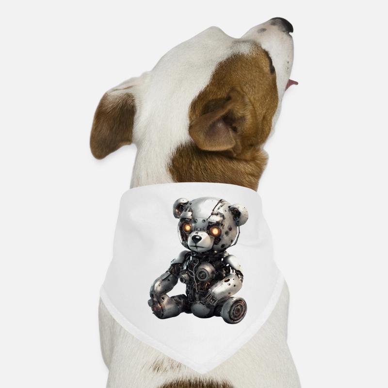 Cyborg Teddy Bear Dog Bandana