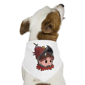 Knight Cupcake - Hunde-Bandana - Weiß - Vorne