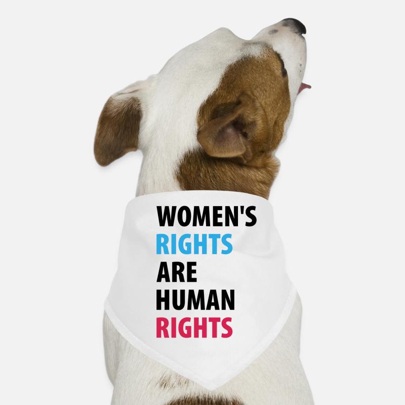 Women's Right Are Human Rights Dog Bandana