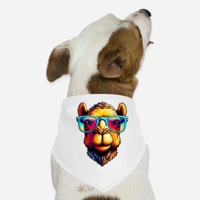 Camel with sunglasses Dog Bandana